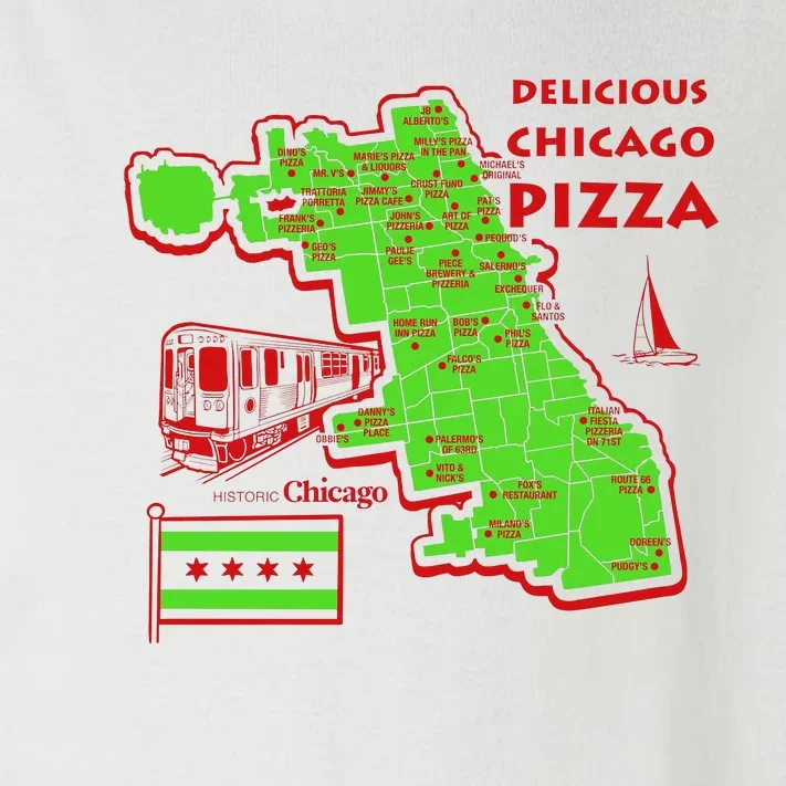 Delicious Chicago Pizza Toddler Long Sleeve Shirt