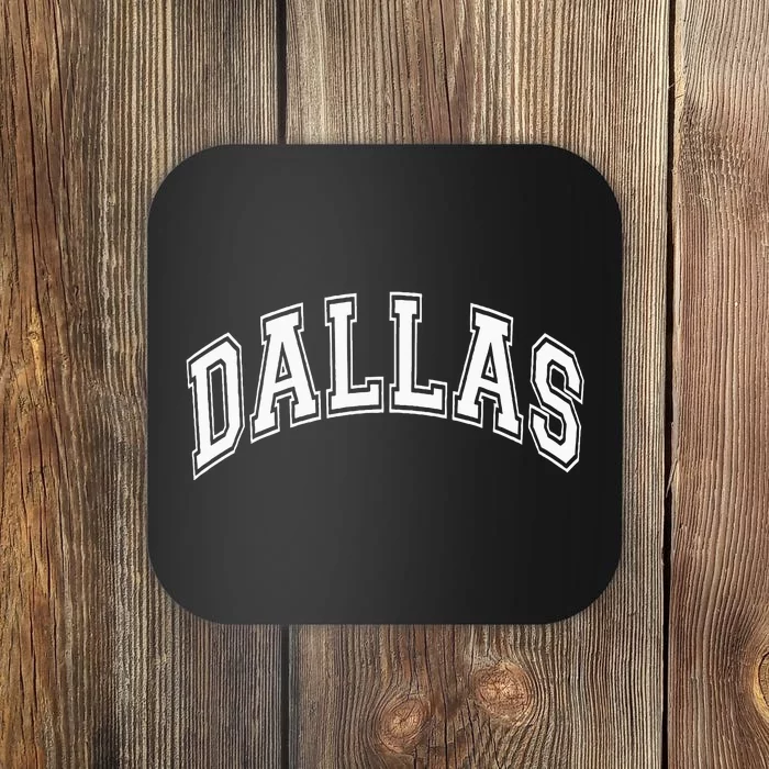 Dallas City Pride Retro Design Coaster