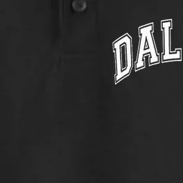 Dallas City Pride Retro Design Dry Zone Grid Performance Polo