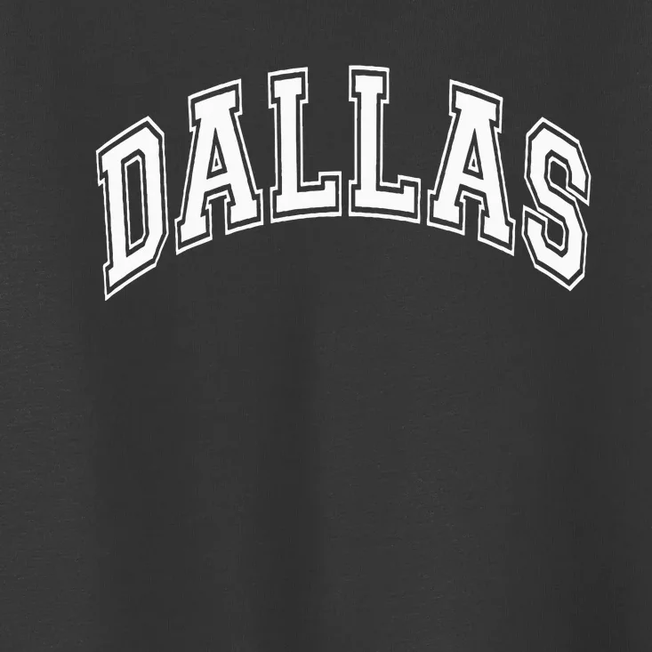 Dallas City Pride Retro Design Toddler T-Shirt