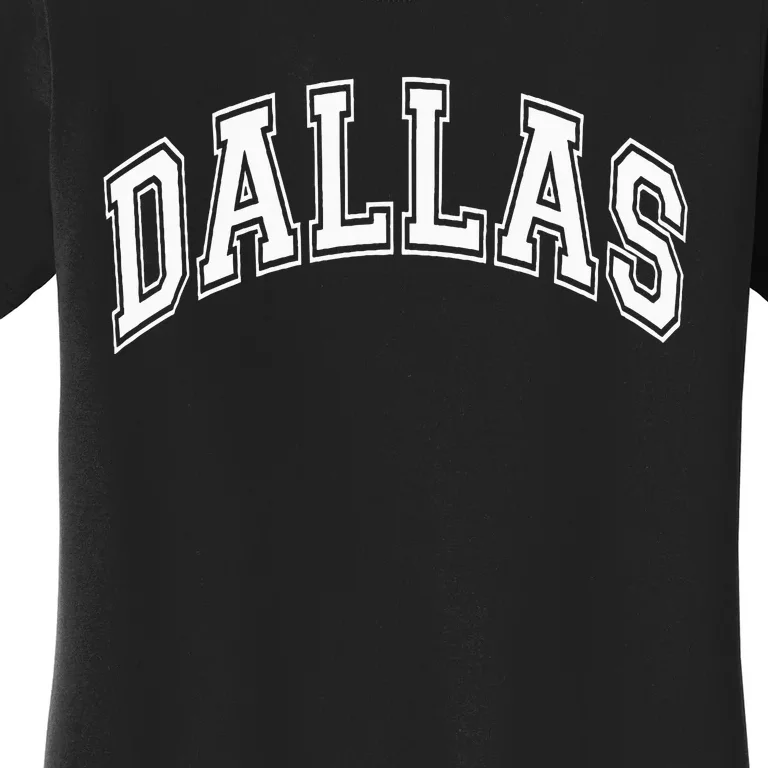 Dallas City Pride Retro Design Women's T-Shirt