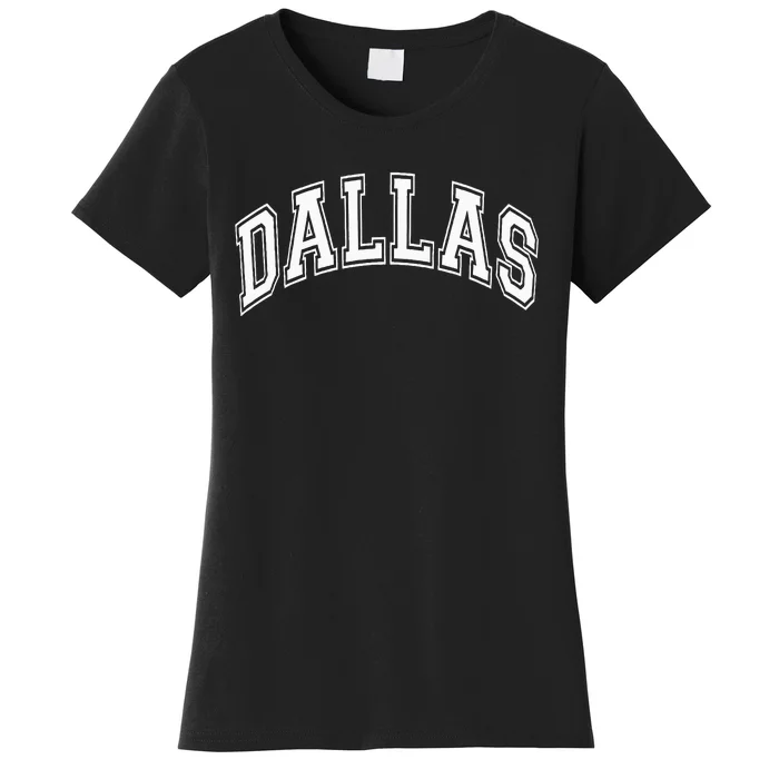 Dallas City Pride Retro Design Women's T-Shirt