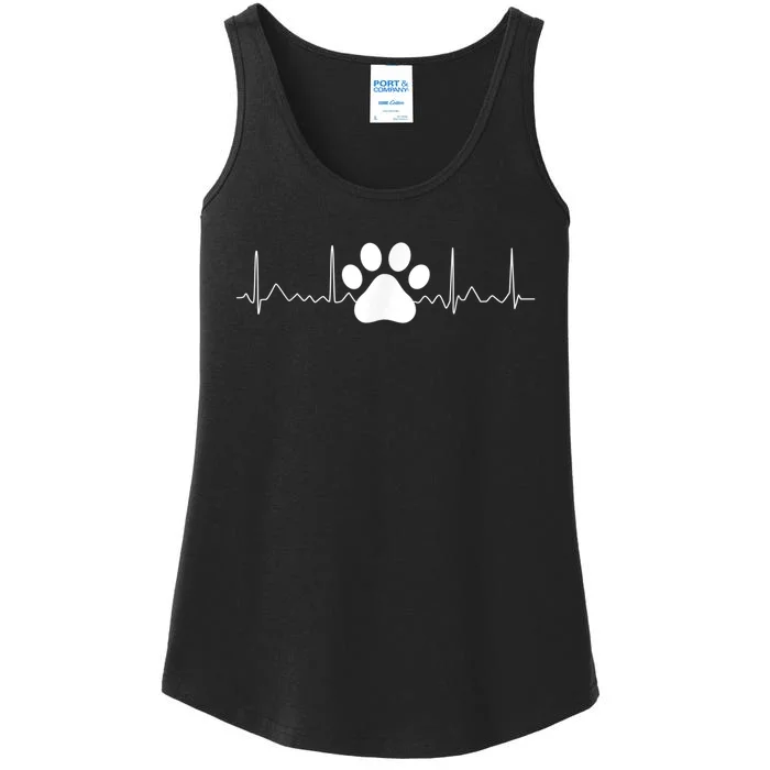 Dog Cat Paw Dog Cat Pet Ladies Essential Tank