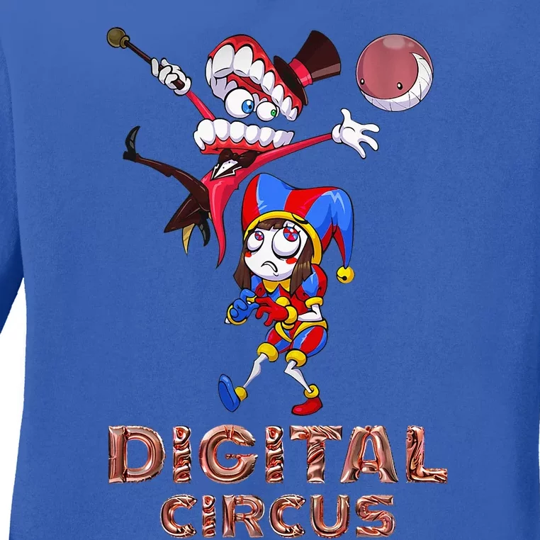 Digital Circus Pomni Funny Ragatha Jax DigitalCircus Ladies Long Sleeve Shirt