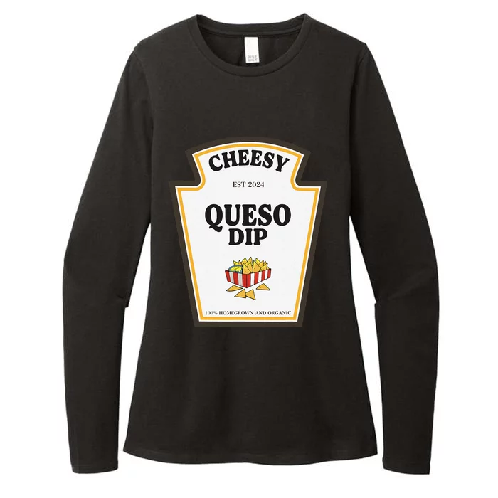 Delicious Cheesy Queso Dip Condiment Costume Party Matching Womens CVC Long Sleeve Shirt