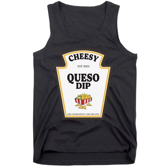 Delicious Cheesy Queso Dip Condiment Costume Party Matching Tank Top