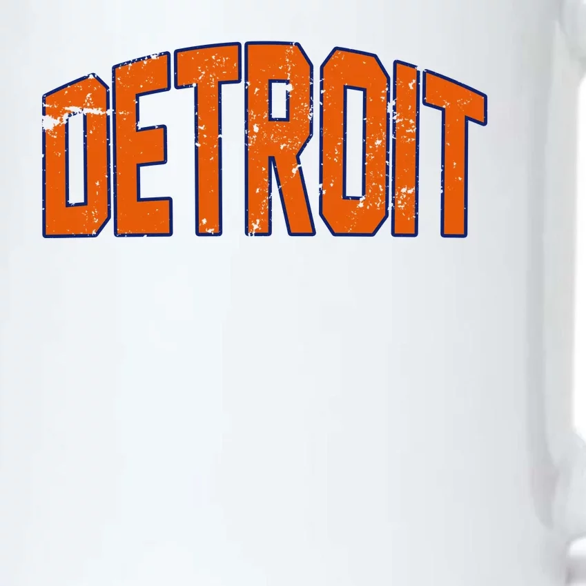 Detroit City Retro Vintage Black Color Changing Mug