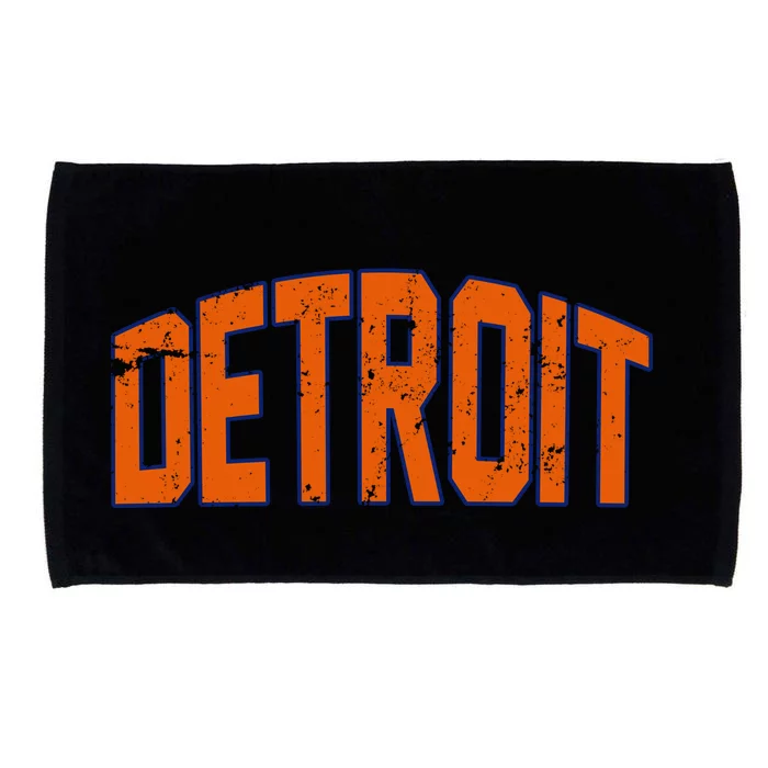 Detroit City Retro Vintage Microfiber Hand Towel