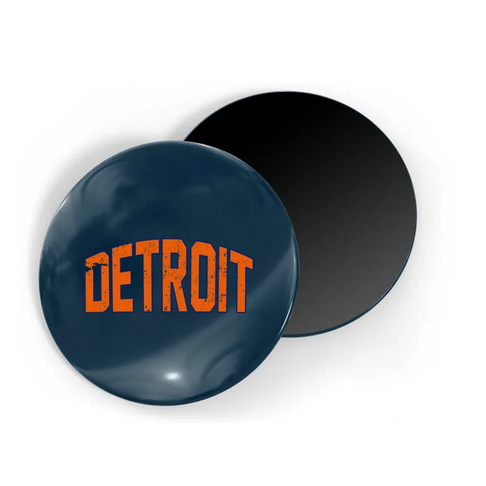 Detroit City Retro Vintage Magnet