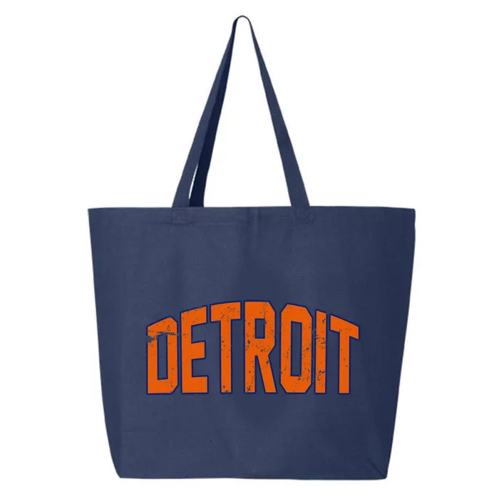 Detroit City Retro Vintage 25L Jumbo Tote