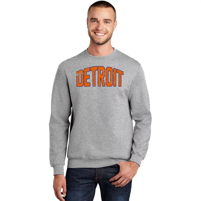 Detroit City Retro Vintage Sweatshirt