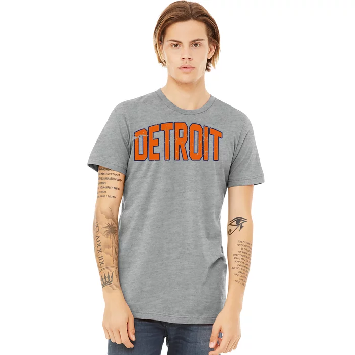 Detroit City Retro Vintage Premium T-Shirt