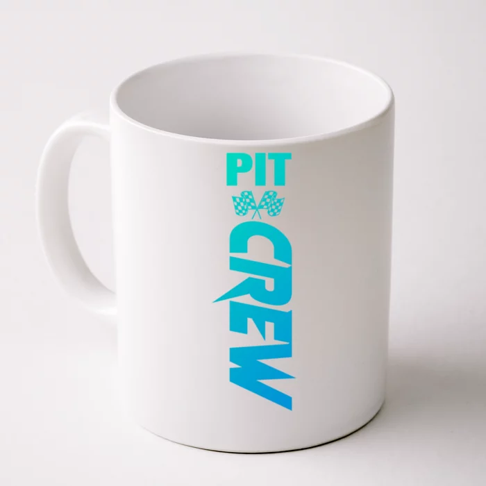 Dirt Car Racing Racetrack Speedway Race Car Team Pit Crew Cute Gift Front & Back Coffee Mug