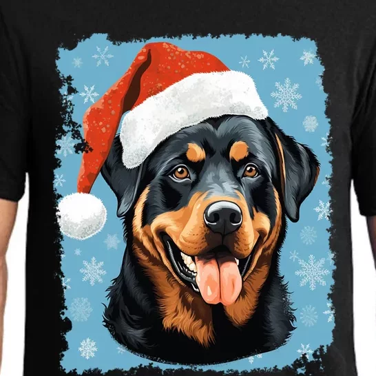 Dog Cute Rottweiler Christmas Great Gift Pajama Set