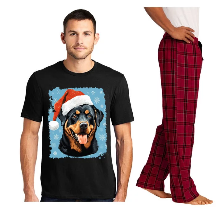 Dog Cute Rottweiler Christmas Great Gift Pajama Set