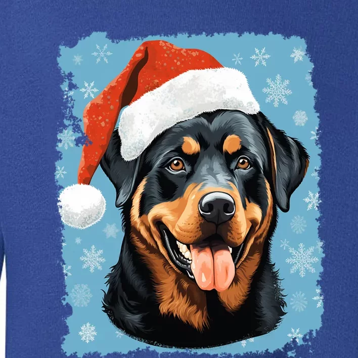 Dog Cute Rottweiler Christmas Great Gift Toddler Sweatshirt