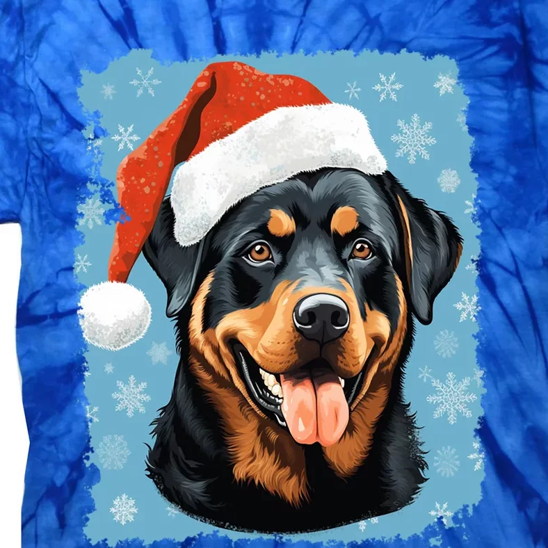 Dog Cute Rottweiler Christmas Great Gift Tie-Dye T-Shirt