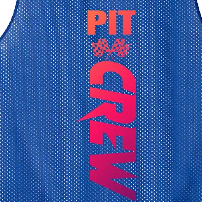 Dirt Car Racing Racetrack Speedway Race Car Team Pit Crew Cute Gift Mesh Reversible Basketball Jersey Tank