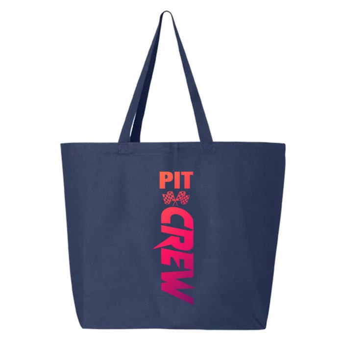 Dirt Car Racing Racetrack Speedway Race Car Team Pit Crew Cute Gift 25L Jumbo Tote