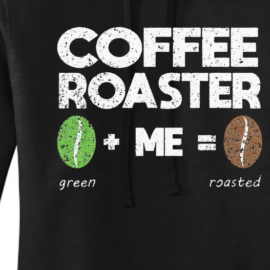 Distressed Coffee Roaster Roasted Bean Master Of Roasting Women's Pullover Hoodie