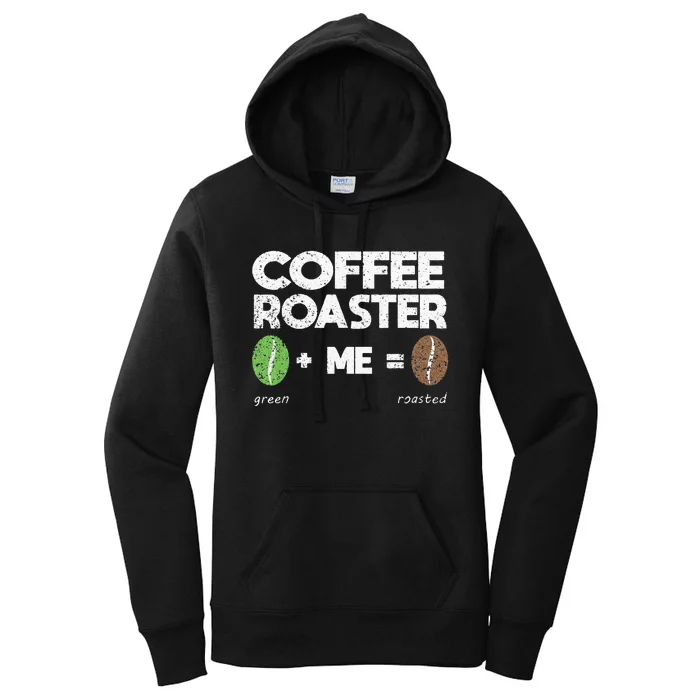 Distressed Coffee Roaster Roasted Bean Master Of Roasting Women's Pullover Hoodie