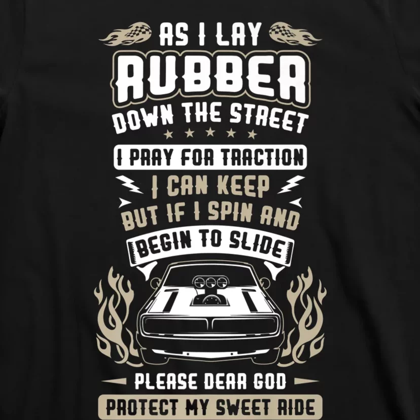 Drag Car Racing Prayer T-Shirt