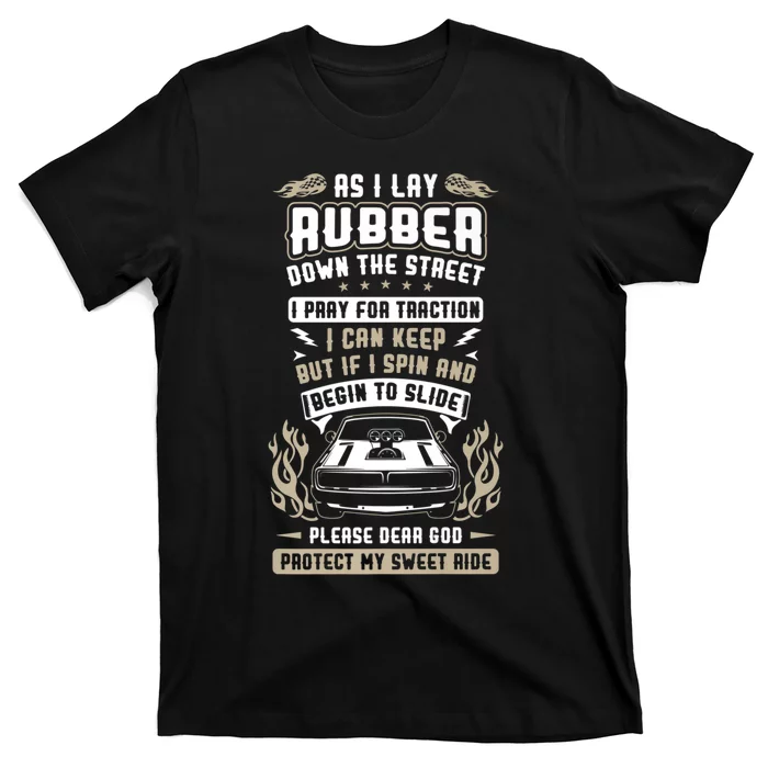 Drag Car Racing Prayer T-Shirt