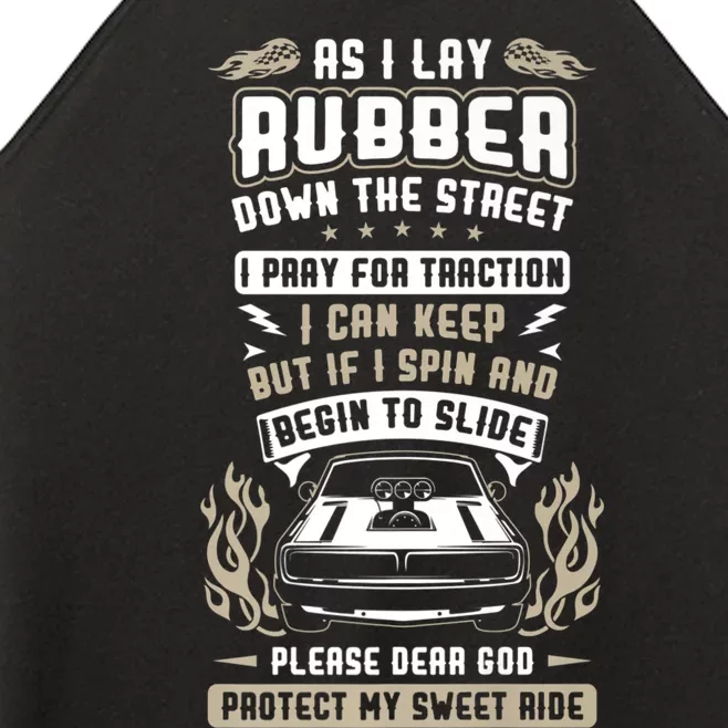 Drag Car Racing Prayer Women’s Perfect Tri Rocker Tank