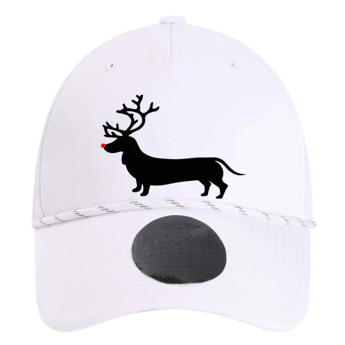 Dachshund Christmas Reindeer Wiener Dog Family Mom Dad Performance The Dyno Cap