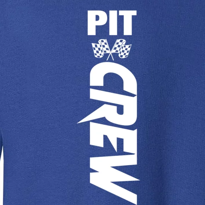 Dirt Car Racing Racetrack Speedway Race Car Team Pit Crew Cute Gift Toddler Sweatshirt