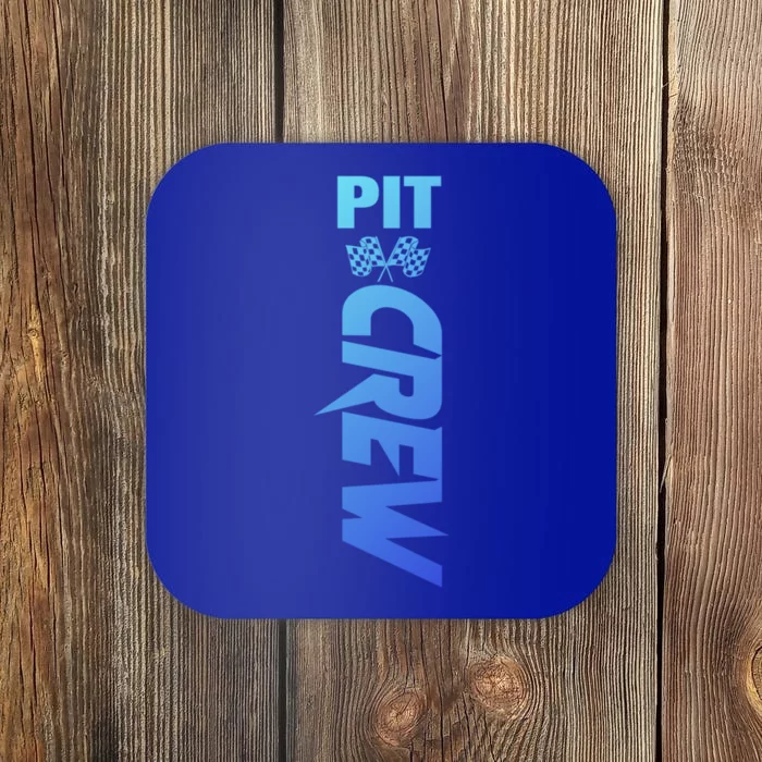 Dirt Car Racing Racetrack Speedway Race Car Team Pit Crew Cute Gift Coaster