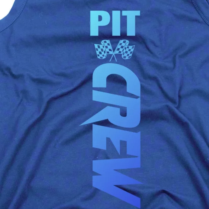 Dirt Car Racing Racetrack Speedway Race Car Team Pit Crew Cute Gift Tank Top