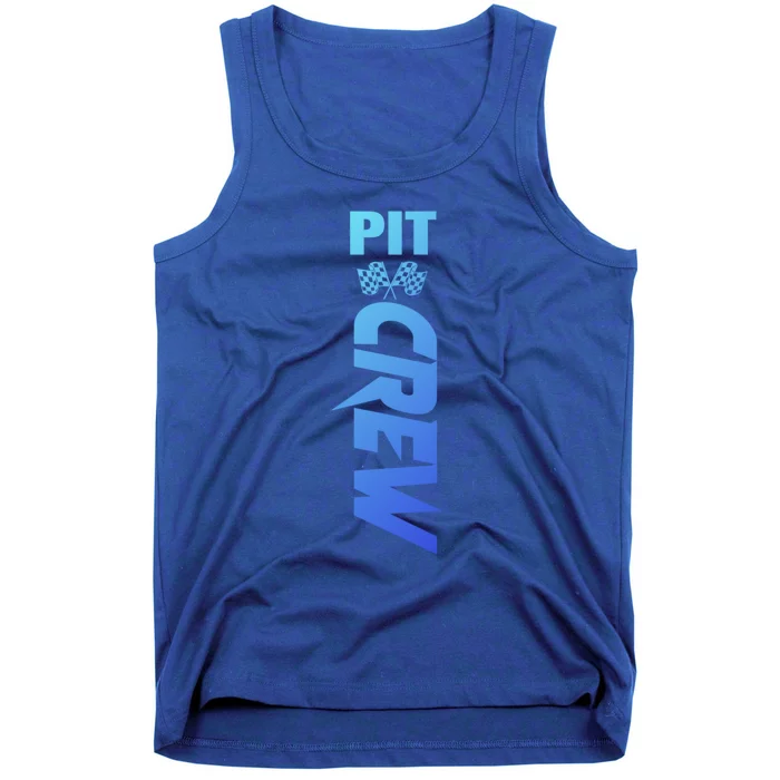 Dirt Car Racing Racetrack Speedway Race Car Team Pit Crew Cute Gift Tank Top