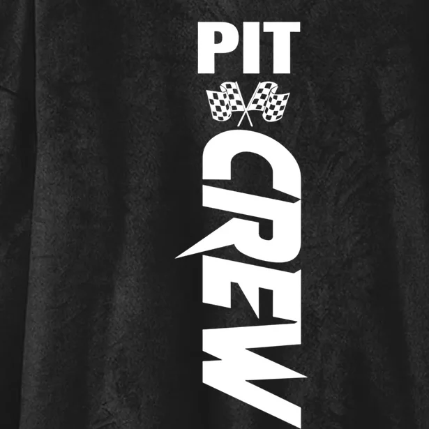 Dirt Car Racing Racetrack Speedway Race Car Team Pit Crew Gift Hooded Wearable Blanket