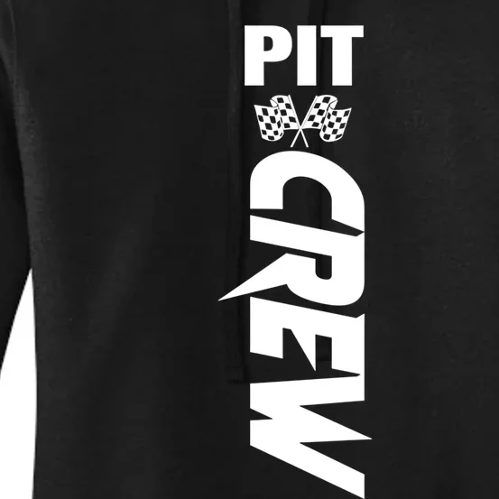 Dirt Car Racing Racetrack Speedway Race Car Team Pit Crew Gift Women's Pullover Hoodie