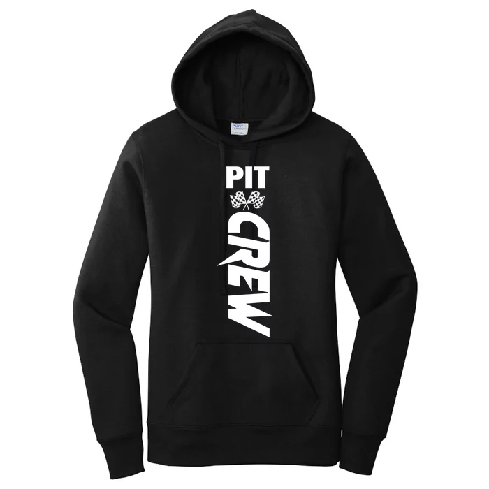 Dirt Car Racing Racetrack Speedway Race Car Team Pit Crew Gift Women's Pullover Hoodie