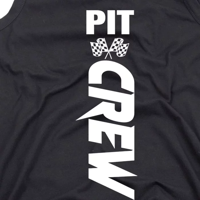 Dirt Car Racing Racetrack Speedway Race Car Team Pit Crew Gift Tank Top