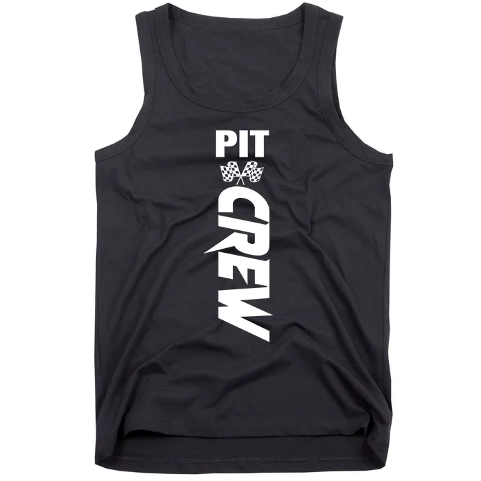 Dirt Car Racing Racetrack Speedway Race Car Team Pit Crew Gift Tank Top