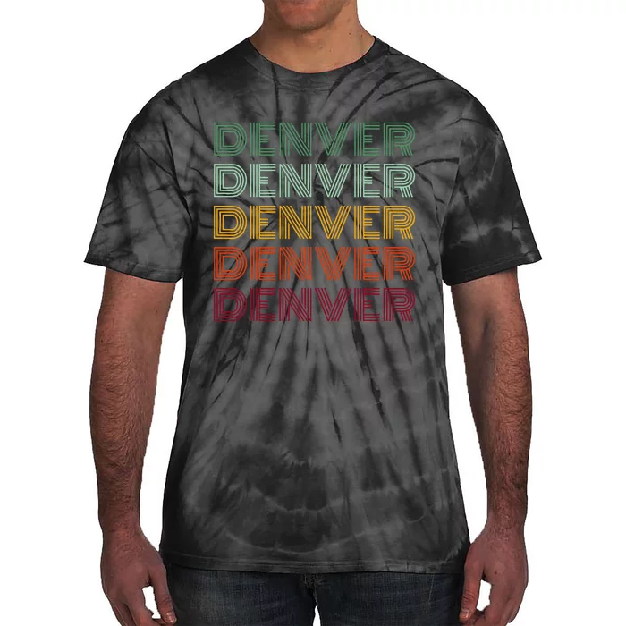 Denver City Retro Colorado Tie-Dye T-Shirt