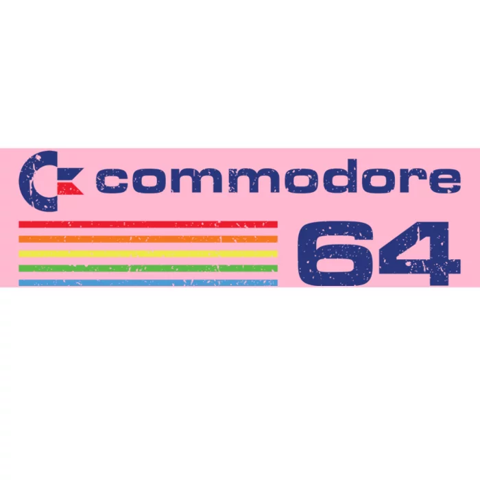 Defunct Commodore Rustic Style Bumper Sticker