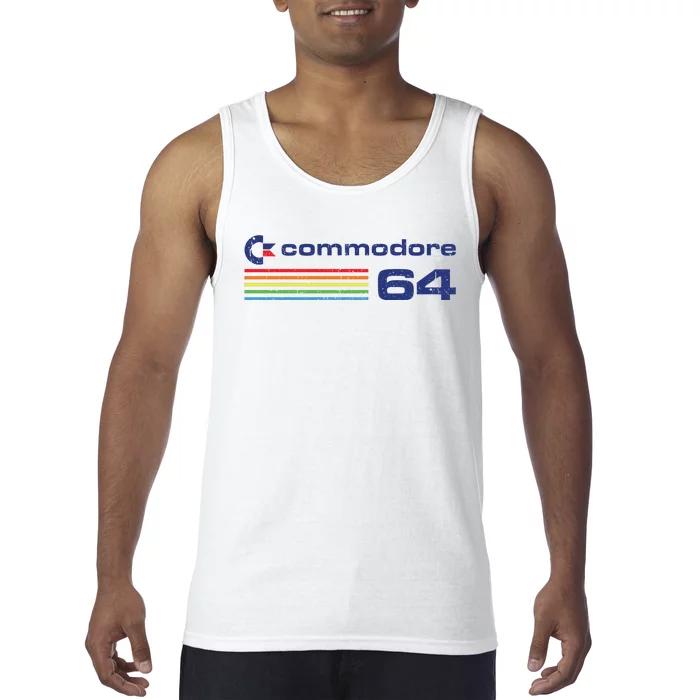 Defunct Commodore Rustic Style Tank Top