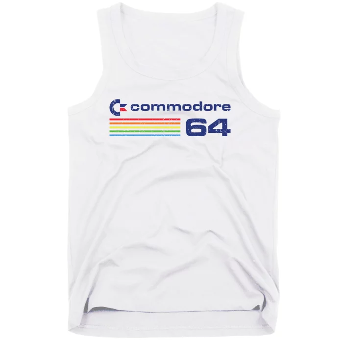 Defunct Commodore Rustic Style Tank Top