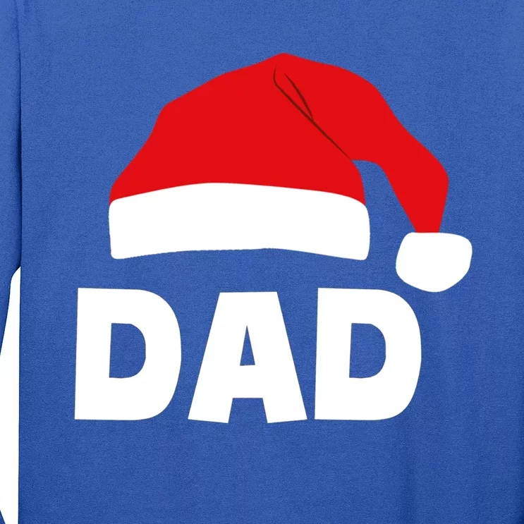 Dad Christmas Santas Hat Great Gift Long Sleeve Shirt