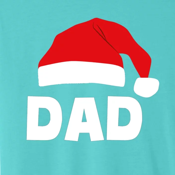 Dad Christmas Santas Hat Great Gift ChromaSoft Performance T-Shirt