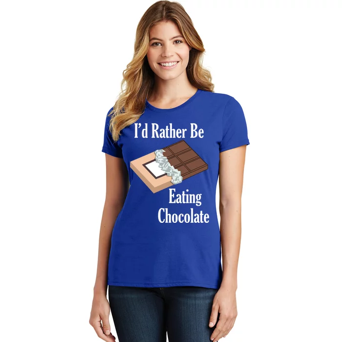 Dark Chocolate Sweets Chocolatier Chocolate Lover Gift Women's T-Shirt