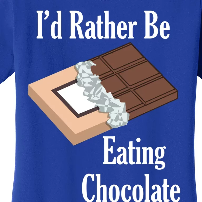 Dark Chocolate Sweets Chocolatier Chocolate Lover Gift Women's T-Shirt