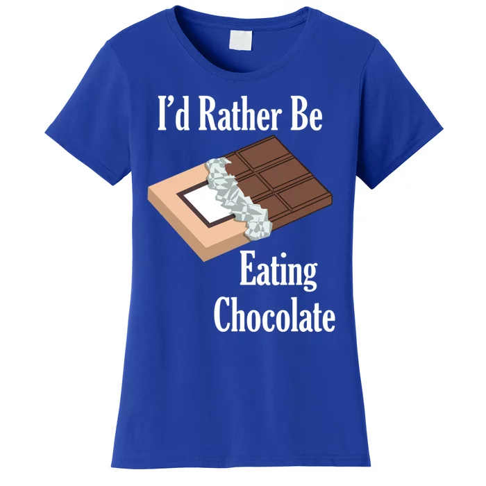 Dark Chocolate Sweets Chocolatier Chocolate Lover Gift Women's T-Shirt