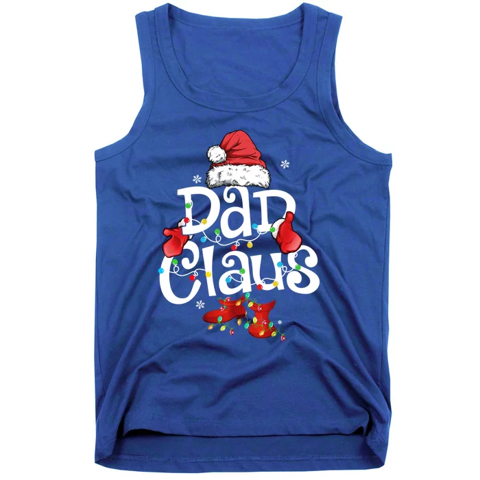 Dad Claus Santa Funny Christmas Pajama Matching Family Meaningful Gift Tank Top