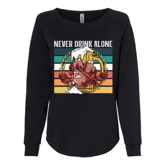 Dungeness Crab Seafood Ing Beer Er Crab And Beer Gift Womens California Wash Sweatshirt