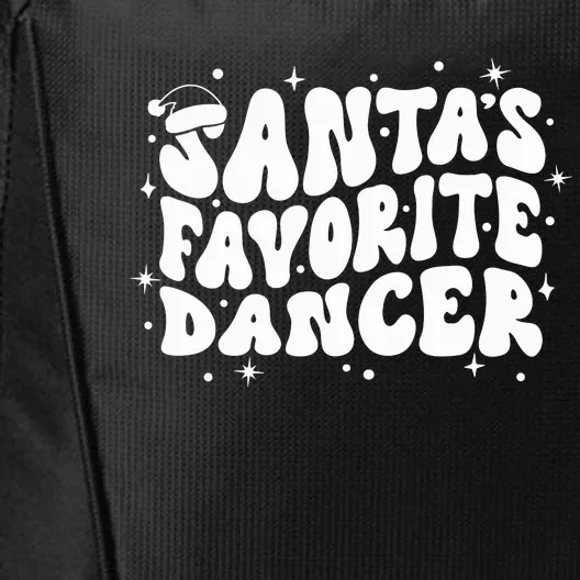 Dancer Christmas Santa Favorite Dancer City Backpack